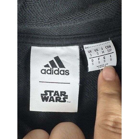 adidas x Star Wars The Mandalorian Grogu‎ The Child Power Nap Hoodie Mens Small - Picture 4 of 9